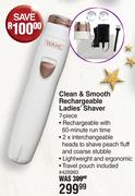 Wahl Clean & Smooth Rechargeable Ladies Shaver