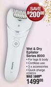 Philips Wet & Dry Epilator Series 8000