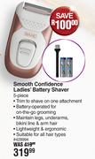 Wahl Smooth Confidence Ladies Battery Shaver