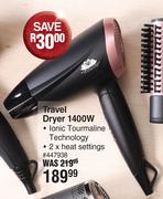 Reflections Style Innovation Travel Dryer 1400W