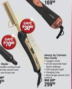 Ebony By Carmen Hot Comb