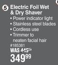 Dquip Electric Foil Wet & Dry Shaver