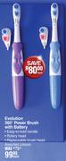 Dentalmate Evolution 360 Degree Power Brush With Battery