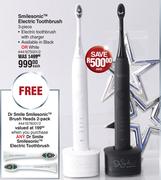 Dr Smile Smile Sonic Electric Toothbrush 3 Piece