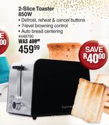 Elektra 2 Slice Toaster 850W