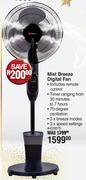 Milex Mist Breeze Digital Fan