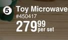 Toy Microwave-Per Set