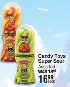 Candy Toys Super Sour Assorted-Each