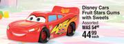 Disney Cars Fruit Stars Gums With Sweets Assorted-Each