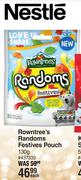 Nestle Rowntree's Randoms Festive Pouch 437333-130g Each