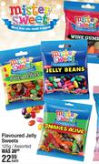 Mister Sweet Flavoured Jelly Sweets Assorted-125g Each