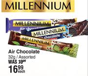 Millennium Air Chocolate Assorted-32g Each