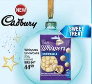 Cadbury Whispers Snowballs 195942-200g