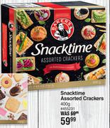 Bakers Snacktime Assorted Crackers 455231-400g