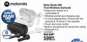 Motorola Moto Buds 085 True Wireless Earbuds 445568-Each