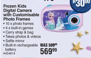 Disney Frozen Kids Digital Camera With Customisable Photo Frames 454614