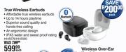 Motorola True Wireless Earbuds 445576/445580-Each