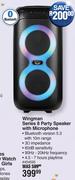 Amplify Wingman Series 8 Party Speaker With Microphone 454595