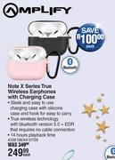 Amplify Note X Series True Wireless Earphones With Charging Case 336196/410729-Each