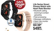 Volkano Life Series Smart Fitness Watch With Heart Rate Monitor 438161001/2-Each