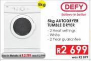 Defy 5Kg Autodryer Tumble Dryer