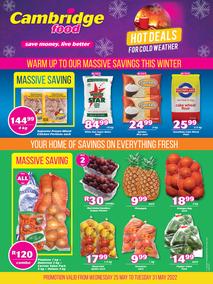 Cambridge Food Mitchell's Plain : Hot Deals For Cold Weather (25 May - 31 May 2022)
