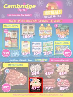Cambridge Food KwaZulu-Natal : Hot Deals For Cold Weather (24 August - 30 August 2022), page 1