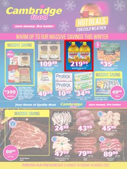 Cambridge Food KwaZulu-Natal : Hot Deals For Cold Weather (24 August - 30 August 2022), page 1