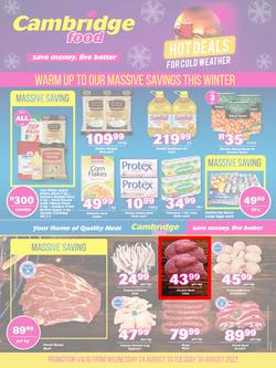 Cambridge Food KwaZulu-Natal : Hot Deals For Cold Weather (24 August - 30 August 2022), page 1