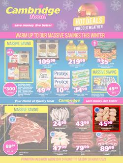 Cambridge Food KwaZulu-Natal : Hot Deals For Cold Weather (24 August - 30 August 2022), page 1