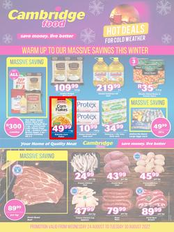 Cambridge Food KwaZulu-Natal : Hot Deals For Cold Weather (24 August - 30 August 2022), page 1