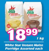 White Star Instant Maize Porridge Assorted-1Kg Each