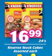Knorrox Stock Cubes Assorted-24's Each