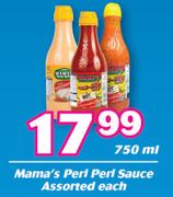 Mama's Peri Peri Sauce Assorted-750ml Each