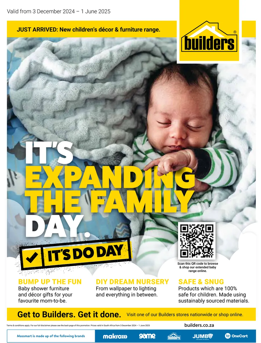 Builders : It's Expanding The Family Day (03 December - 01 June 2025)