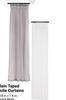 Plain Taped Voile Curtains-2.18m x 1.4m Each