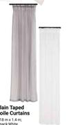 Voile Plain Eyelet 1.4m x 2.25m