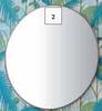 DH Round Mirror Gold 600mm x 600mm