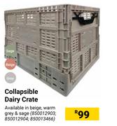 Collapsible Dairy Crate