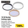 Lightworx 18W Border Ceiling Light-Each