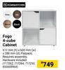 Home & Kitchen Fogo 4 Cube Cbinet