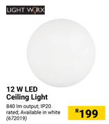 Lightworx 12W LED Ceiling Light