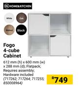 Home & Kitchen Fogo 4 Cube Cbinet