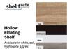 Shelfmate Hollow Floating Shelf 600mm x 250mm x 38mm