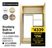 Home & Kitchen Kronberg Built In Cupboard 1.2m White