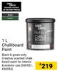Fired Earth 1L Chalkbord Paint