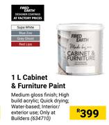 Fired Earth 1L Cabinet & Furniture Paint