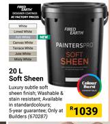 Fired Earth 20L Soft Sheen