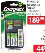 Energizer Recharge Value 1300mAh AA Battery