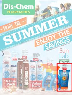 Dischem : Enjoy The Summer (4 Dec - 8 Jan 2016), page 1